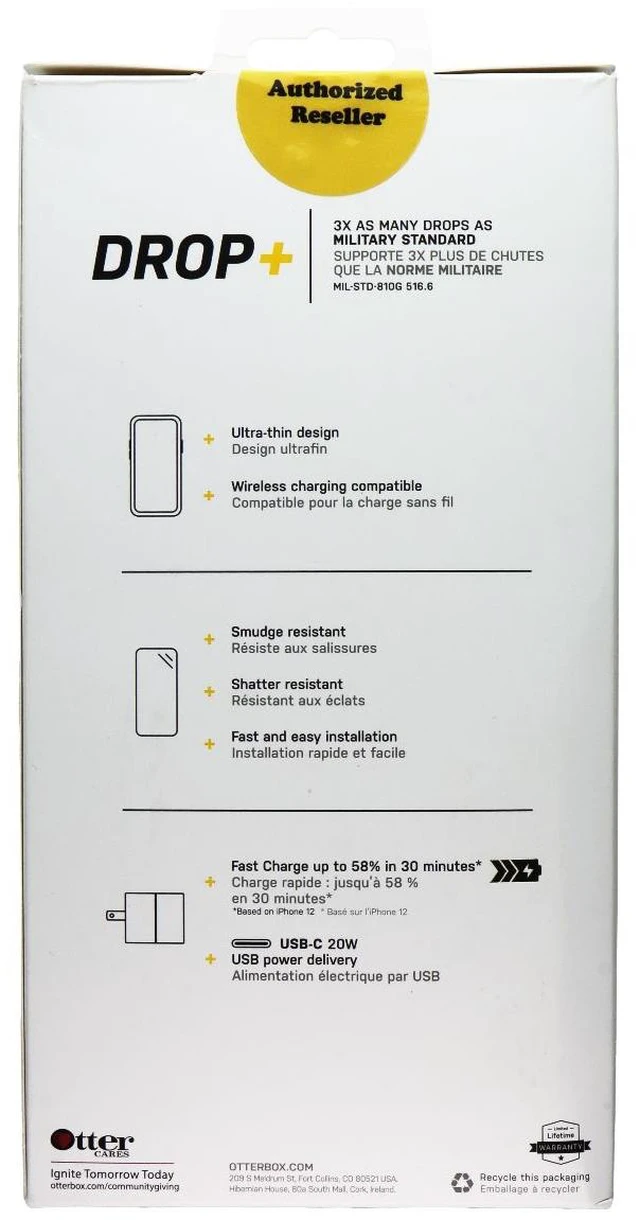 Main image of OtterBox Protection + Power Kit Case Bundle for Apple iPhone 13 Pro Max - Clear