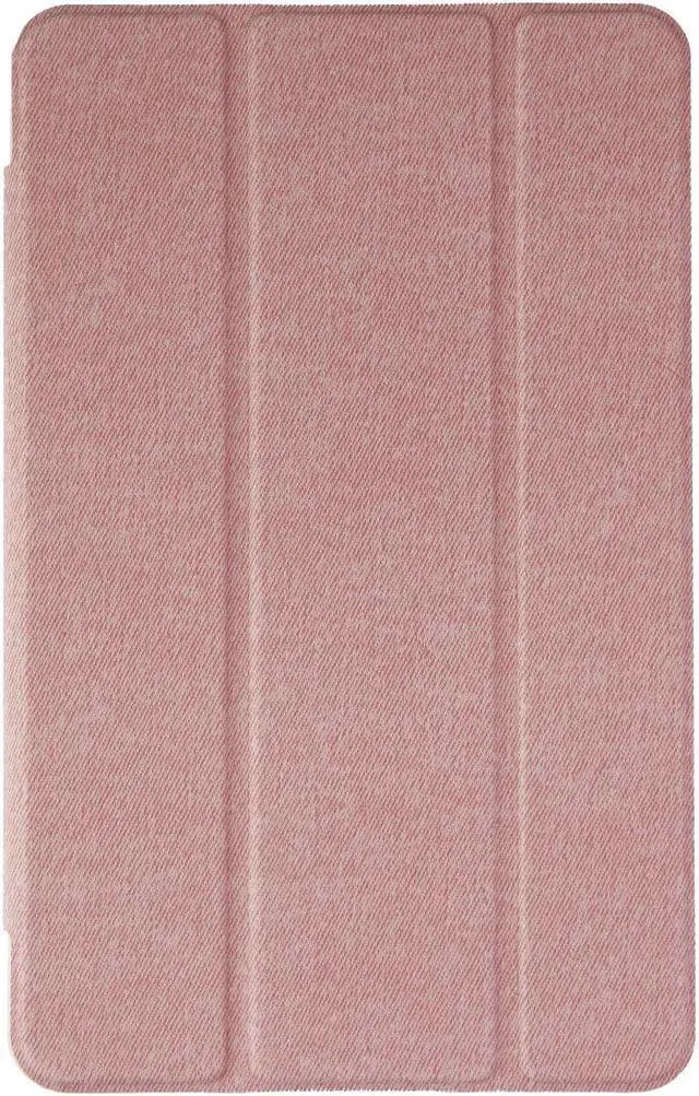 Alt view image 2 of 2 - Verizon Folio Case & Tempered Glass Screen Protector Bundle for Galaxy Tab A 8.4 - Pink