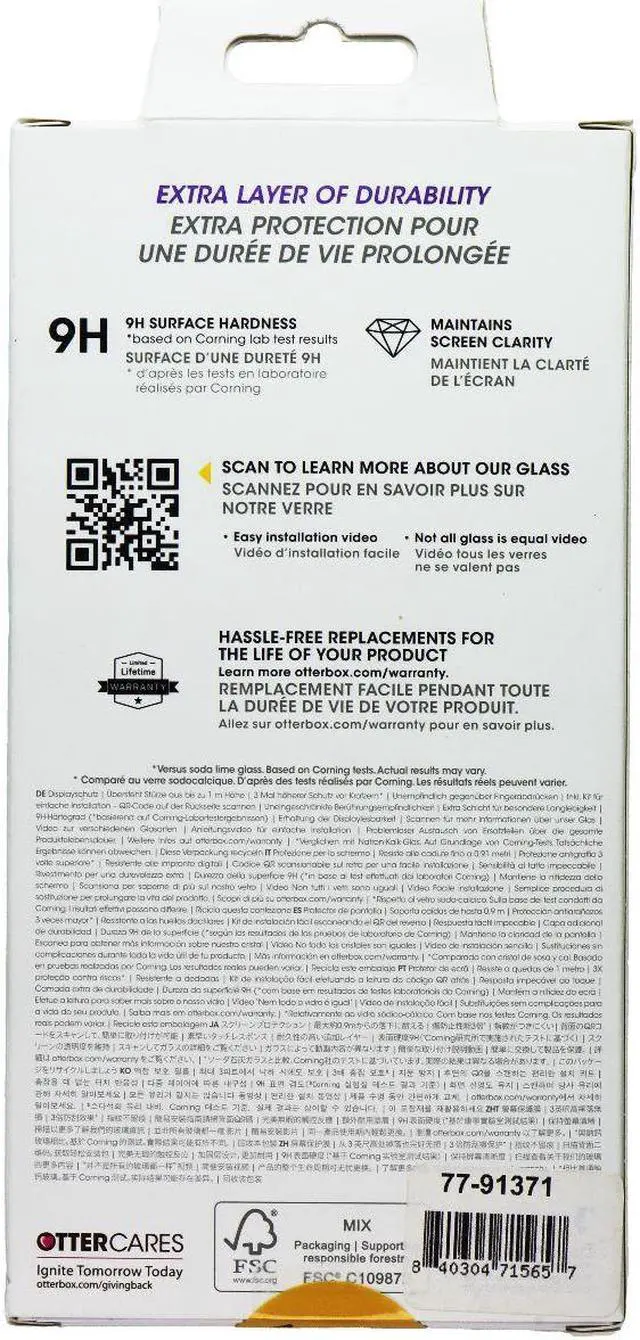 Main image of OtterBox Alpha Glass Screen Protector for Samsung Galaxy A14 (5G)