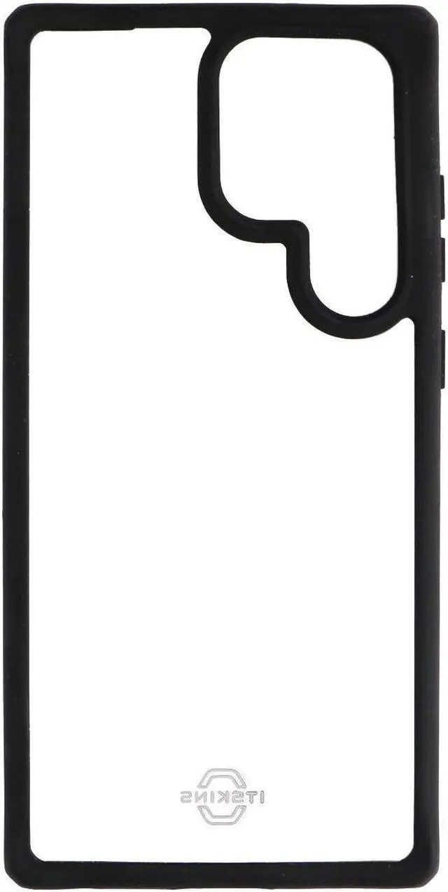 Main image of ITSKINS Hybrid_R // Solid Case for Samsung Galaxy S23 Ultra - Black/Clear
