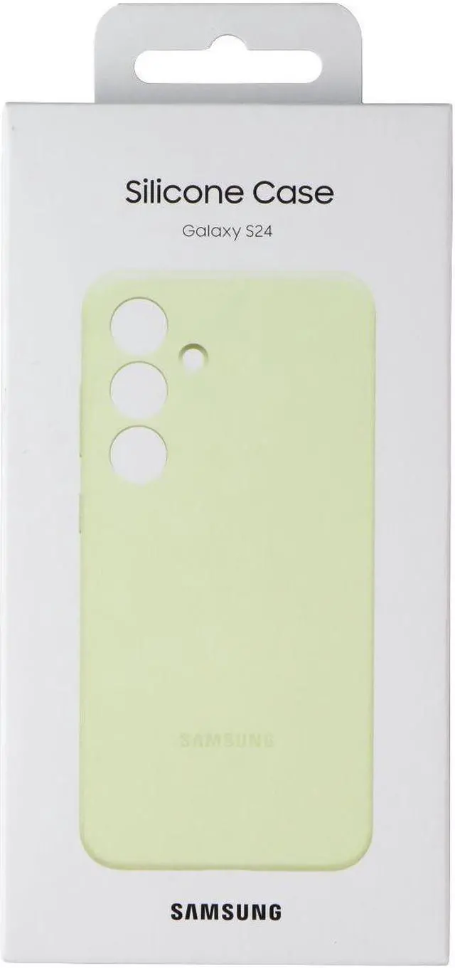 Main image of Samsung Silicone Case for Samsung Galaxy S24 - Light Green (EF-PS921TGEGCA)