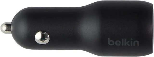 Alt view image 3 of 3 - Belkin Dual Car Charger with PPS 37W CCB004BTBK