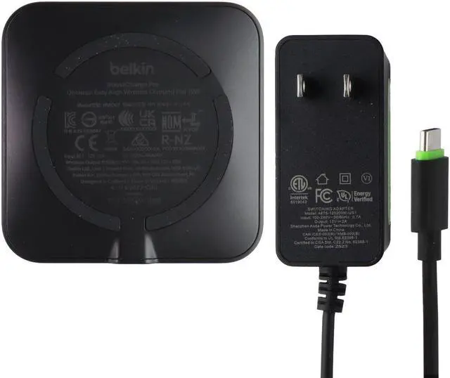 Main image of Belkin BoostCharge 15W Fast Wireless Charger Pad - Black (WIA007ttBK)