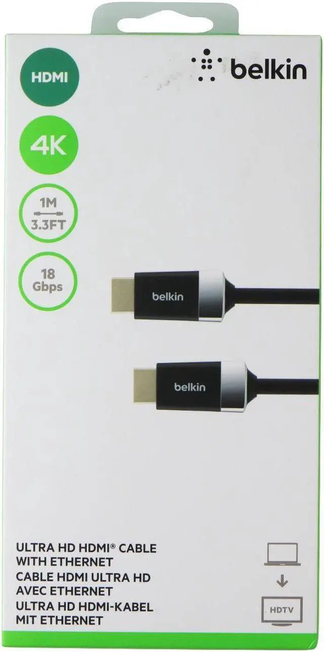 Alt view image 6 of 6 - Belkin High Speed Hdmi Audio/Video Cable