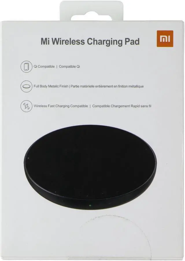Main image of Mi 10-Watt Wireless Charging Pad Universal for Qi Phones - Black (WPC03ZM)