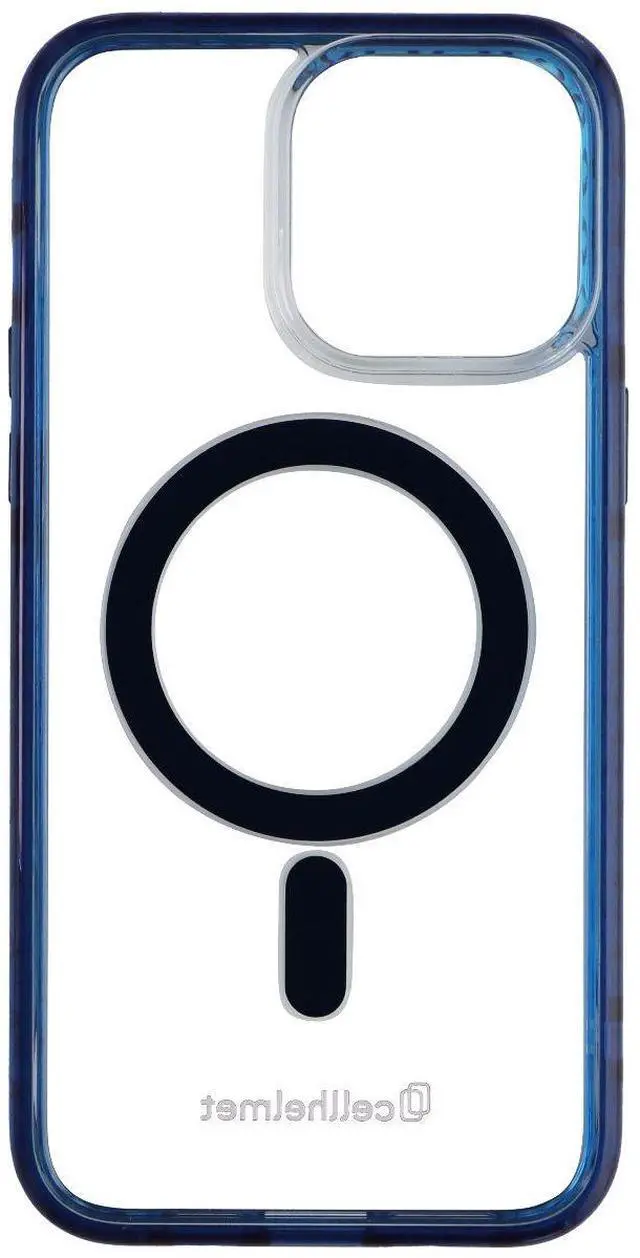 Main image of CellHelmet Magnitude Case for MagSafe for Apple iPhone 14 Pro Max - Clear/Blue