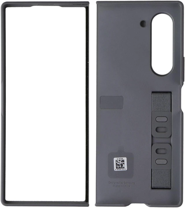 Alt view image 4 of 4 - Samsung Silicone Case for Samsung Galaxy Z Fold6 - Gray