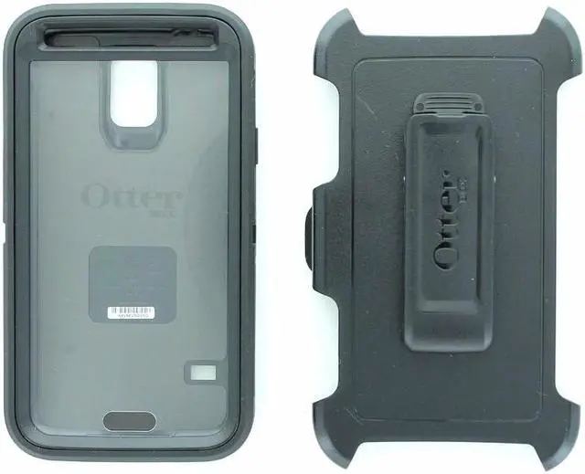 Alt view image 18 of 18 - OtterBox Defender Case for Samsung Galaxy S5 - Black/Black