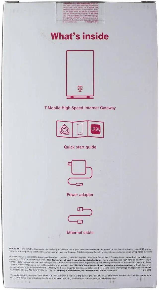 Main image of T-Mobile High Speed Internet Gateway (4G/5G) (NOK 5G21)