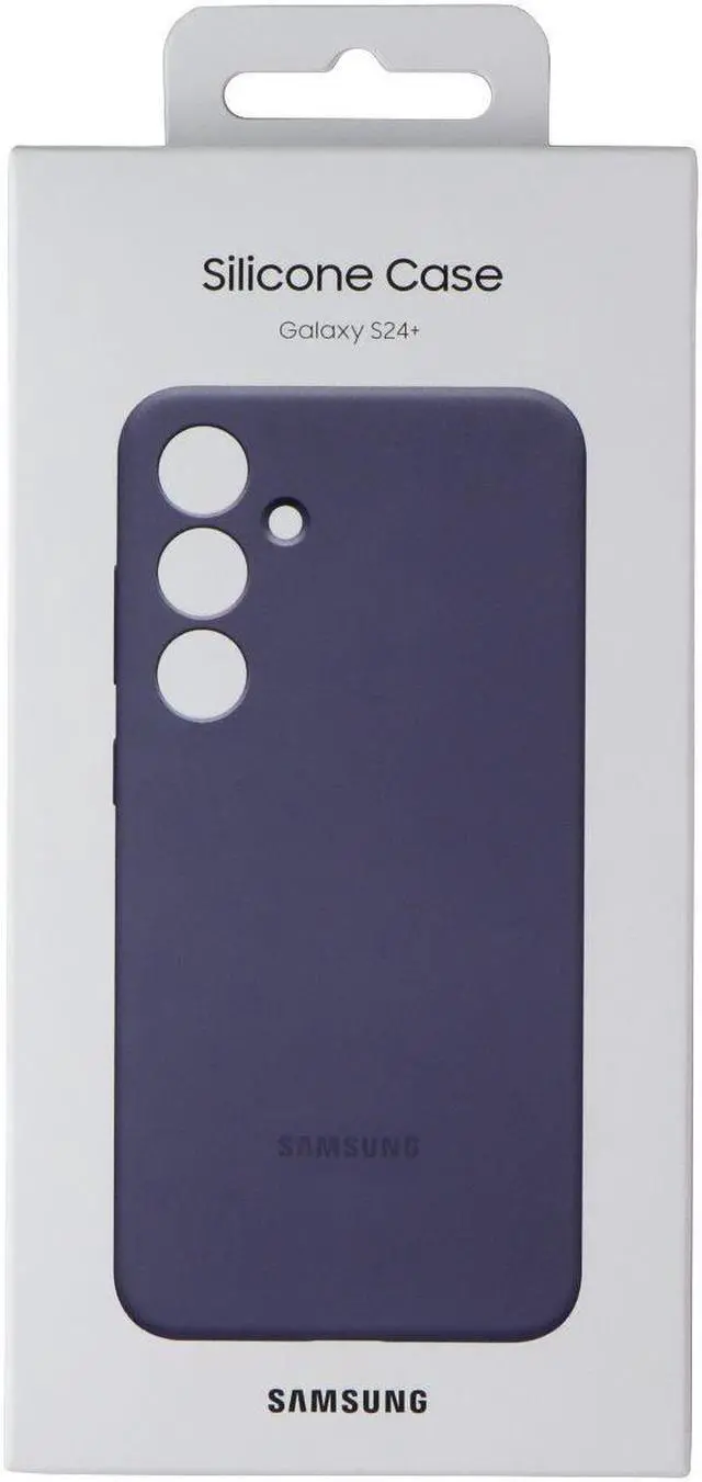 Main image of Samsung Official Silicone Case for Samsung Galaxy S24+ (Plus) - Violet