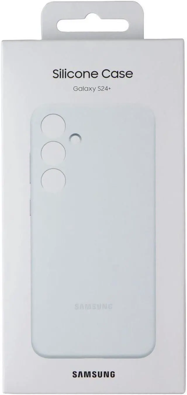 Main image of Samsung Official Silicone Case for Samsung Galaxy S24+ (Plus) - White