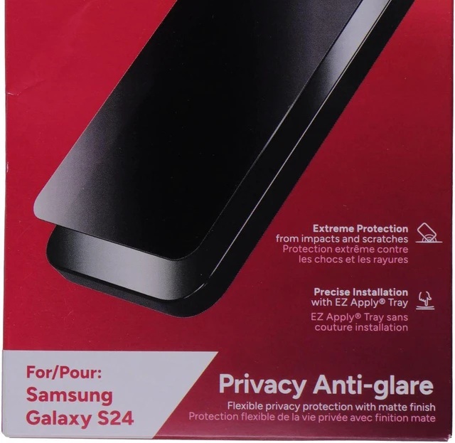 Alt view image 2 of 3 - ZAGG Invisible Shield Fusion Privacy Anti-Glare Screen Protector for Galaxy S24