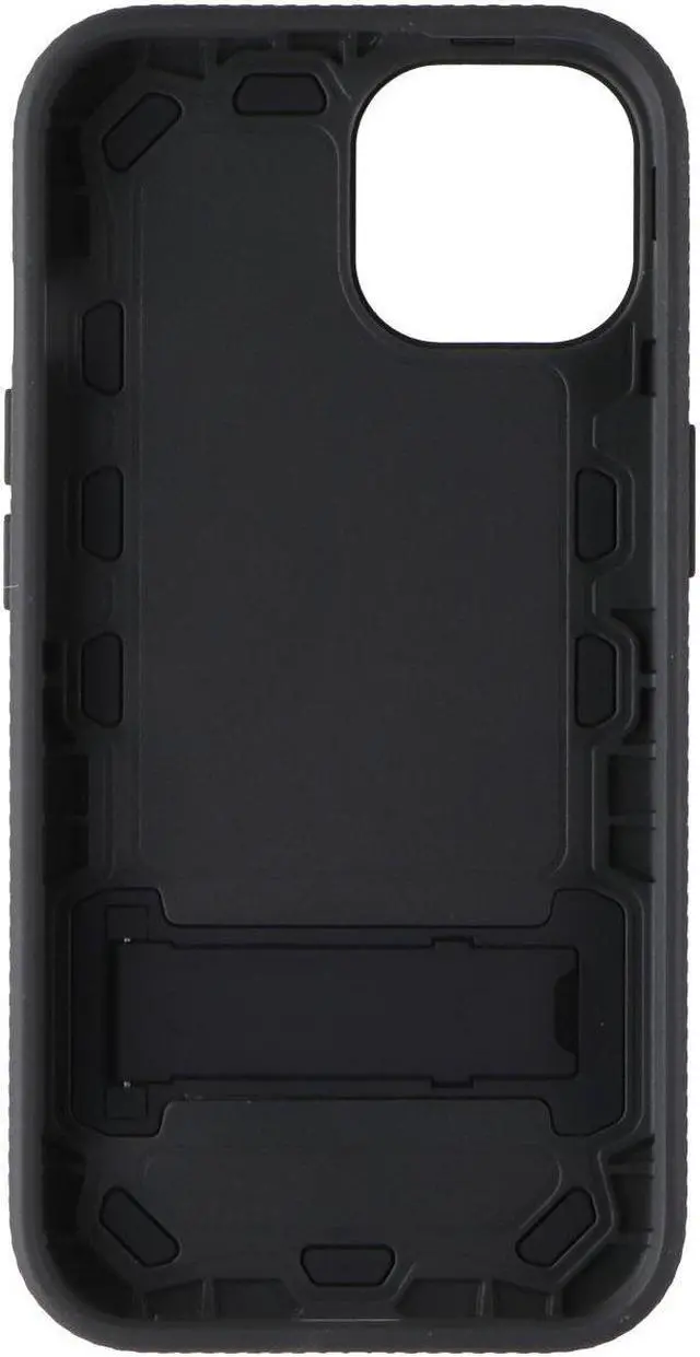 Main image of Quikcell Grand Advocate Two-Layer Kickstand Case for Apple iPhone 15 - Black
