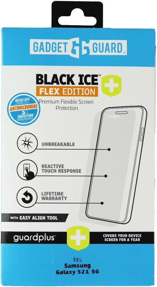 Main image of Gadget Guard (Black Ice+) Flex Edition Protector for Samsung Galaxy S21 5G