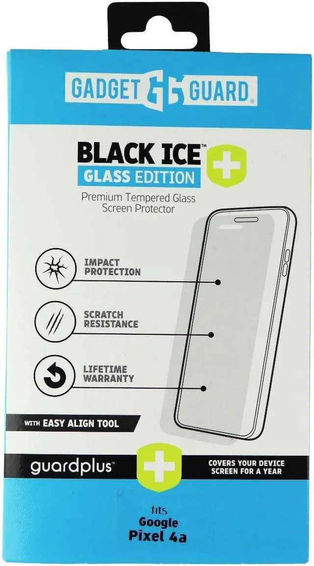 Main image of Gadget Guard Black Ice Plus Glass Edition Screen Protector for Google Pixel 4a