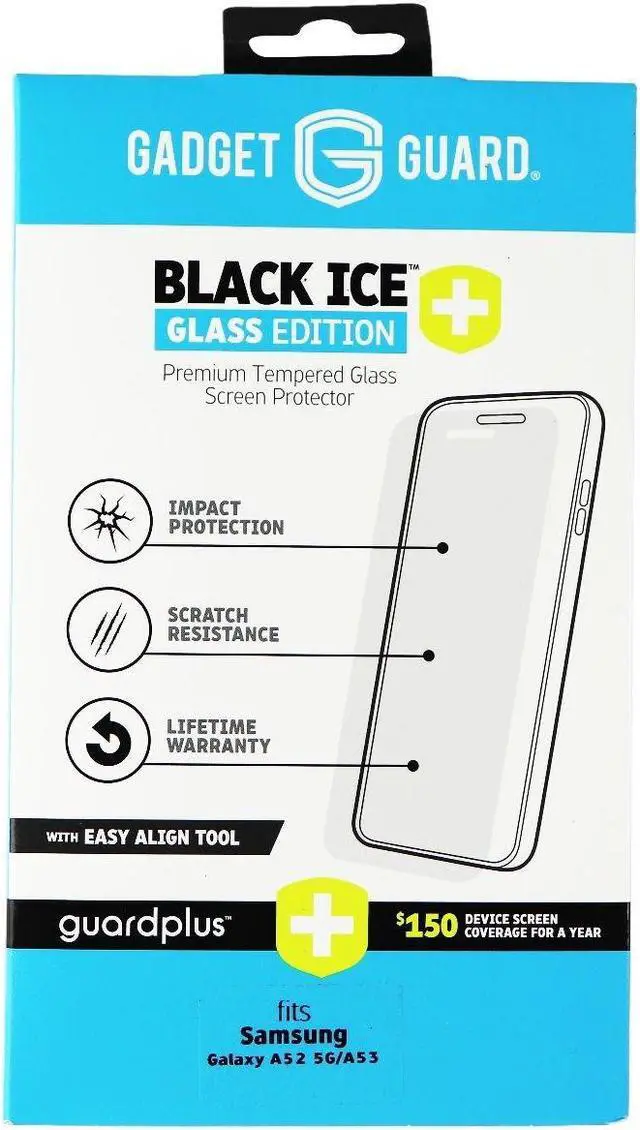 Main image of Gadget Guard Black Ice+ Glass Edition for Samsung Galaxy A52 5G / A53 - Clear