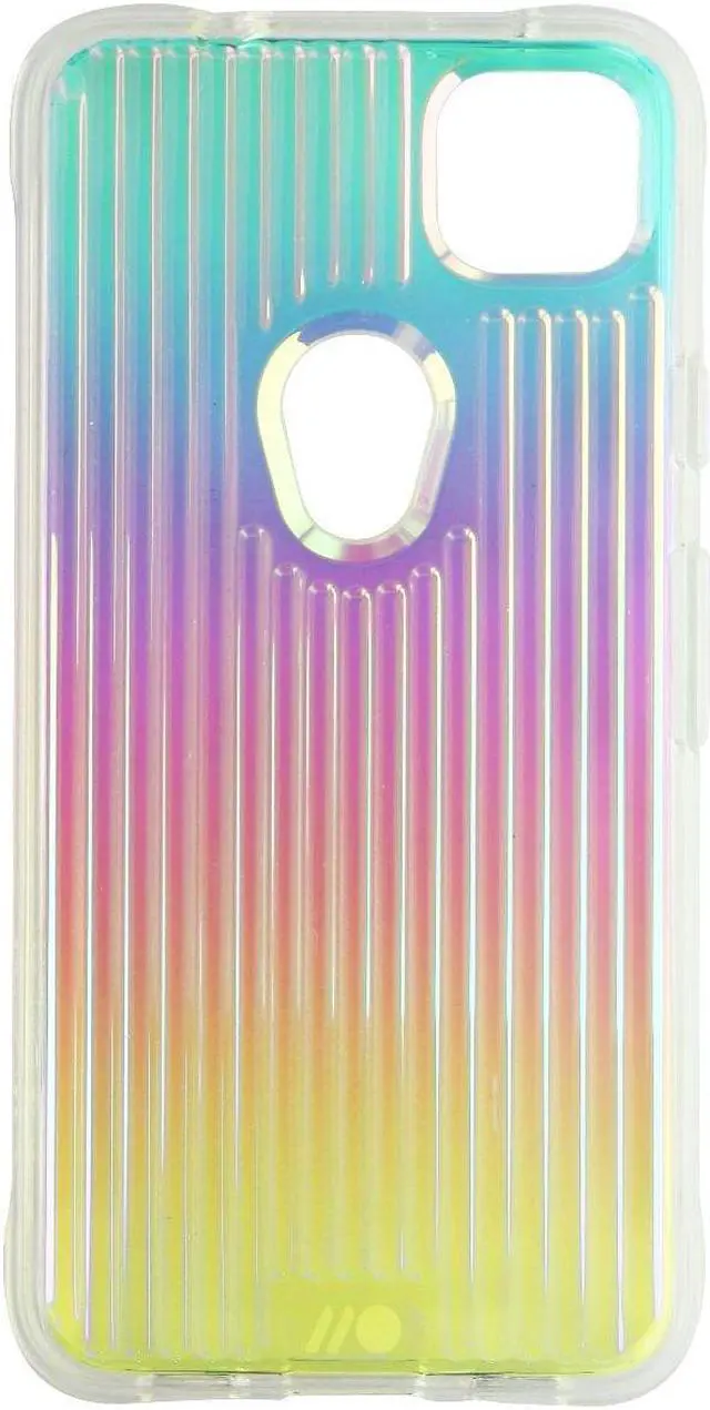 Alt view image 4 of 4 - Case-Mate Tough Groove Case compatible with Pixel 4a - pink