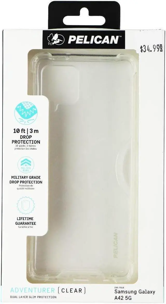 Main image of Pelican - Adventurer Series - Case for Samsung Galaxy A42 (5G) - Clear