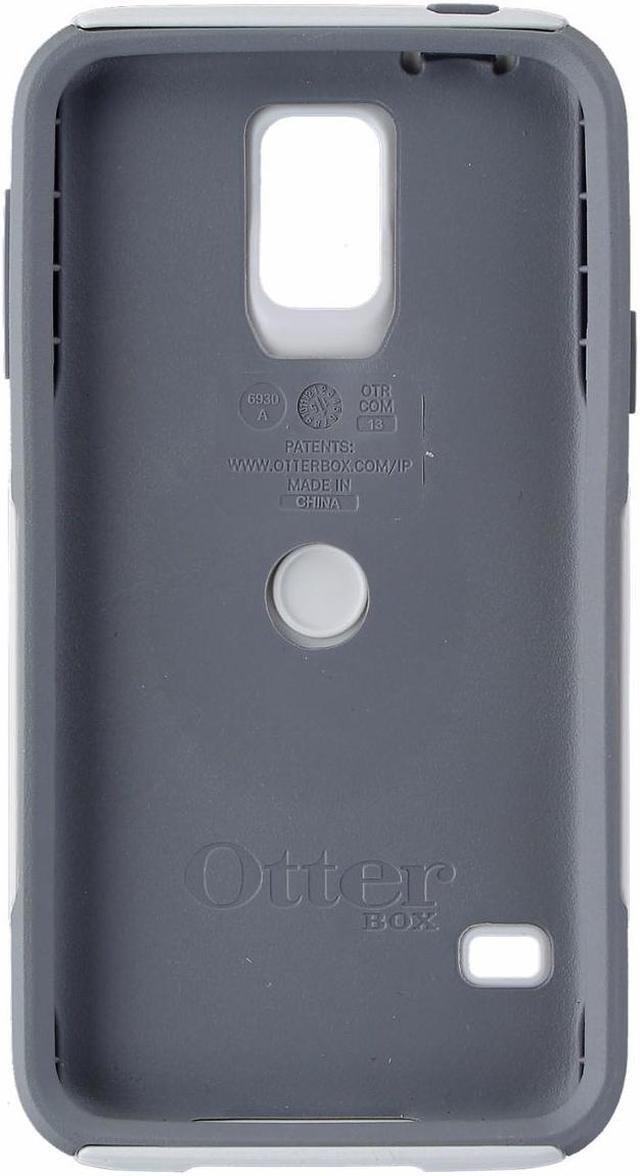 Alt view image 12 of 12 - Samsung Galaxy S5 Otterbox White/Grey (Glacier) Commuter series case