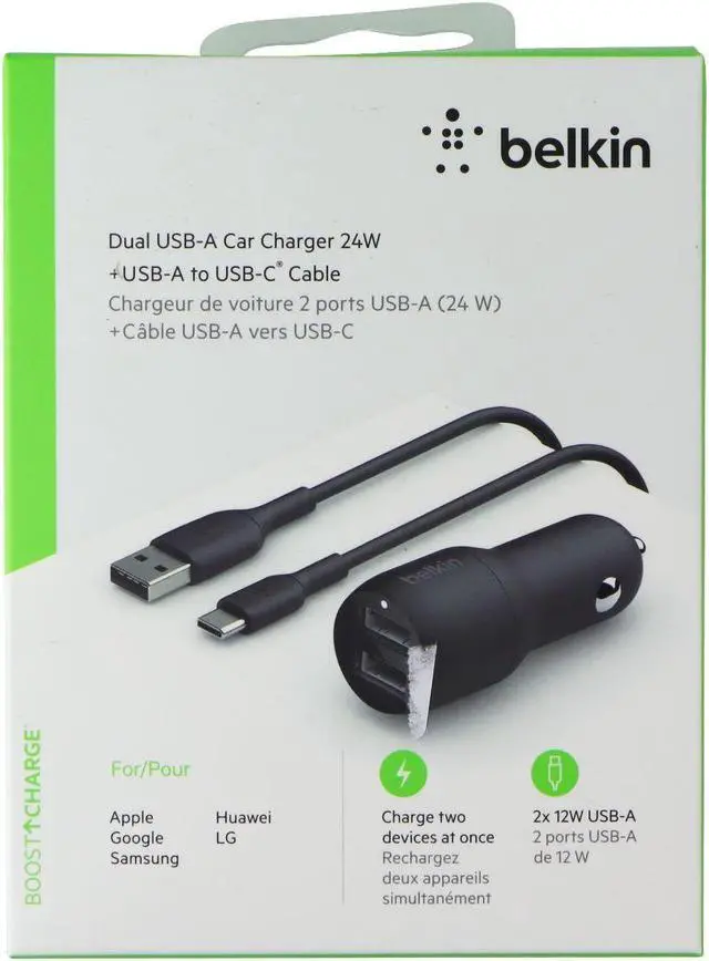 Alt view image 10 of 10 - Belkin BOOST?CHARGE Auto Adapter