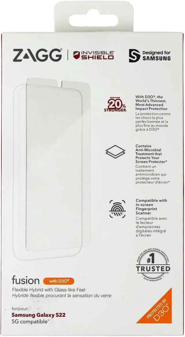 Alt view image 5 of 6 - ZAGG invisibleSHIELD Fusion Screen Protector 200309336