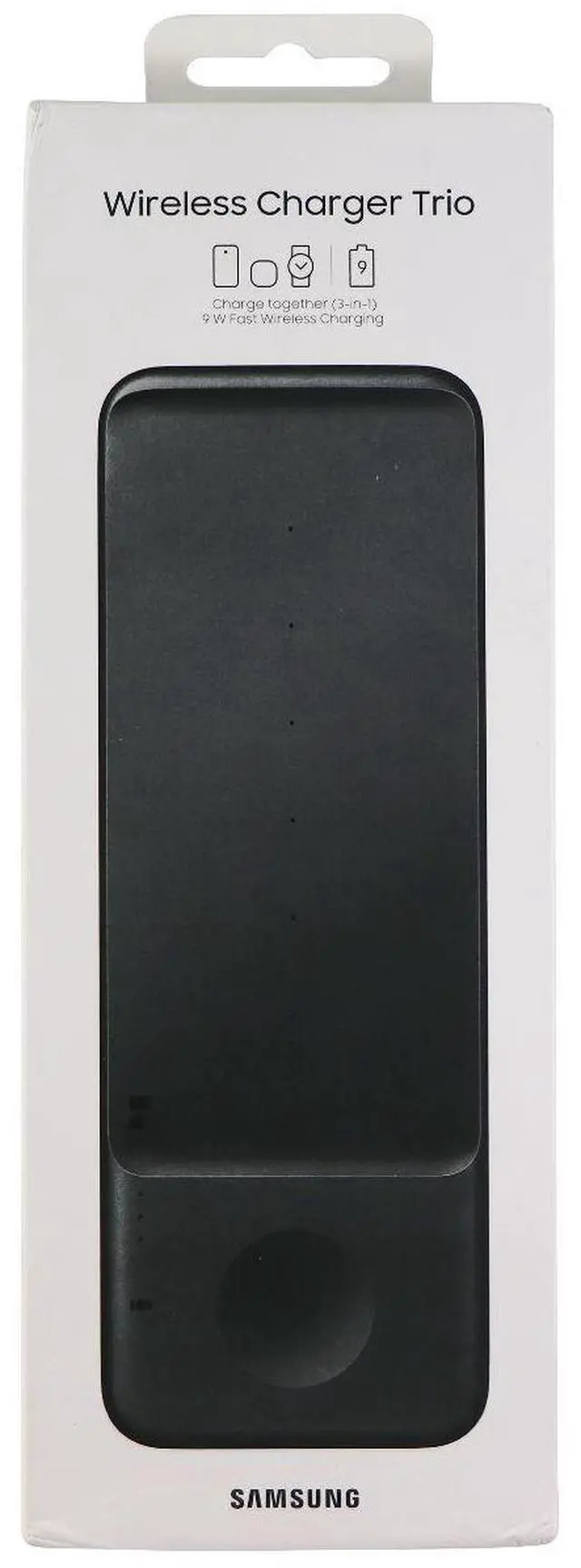Main image of Samsung Wireless Charger Trio Pad for Qi Enabled Devices - Black (EP-P6300TBE)