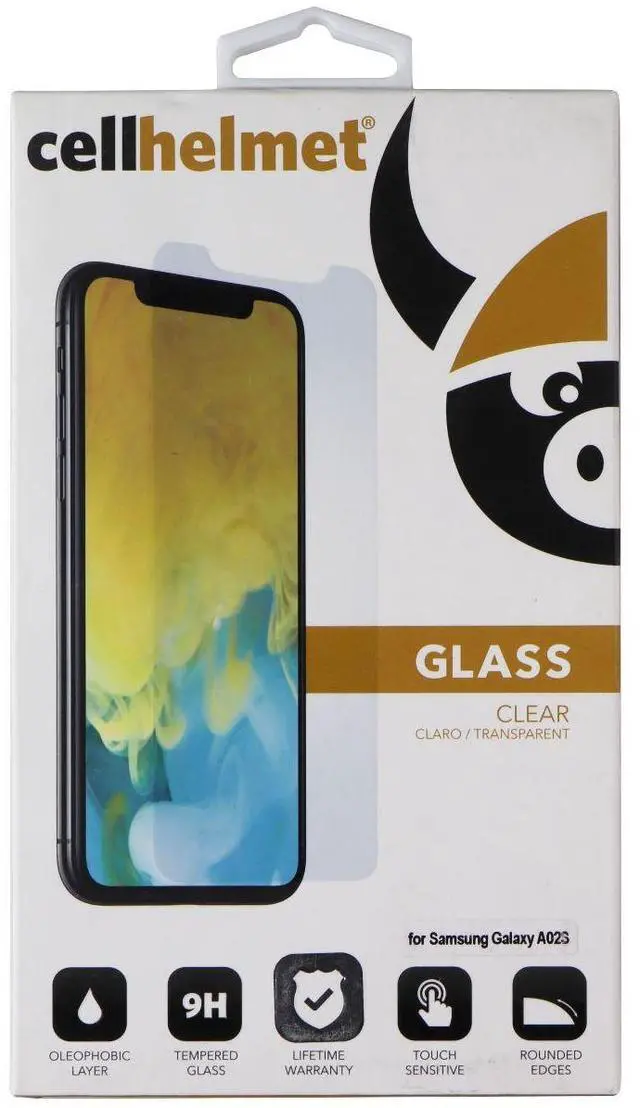 Main image of cellhelmet Tempered Glass for Samsung Galaxy A02S