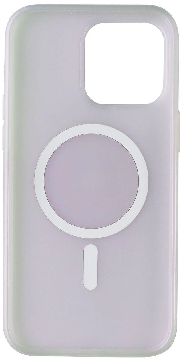 Alt view image 4 of 4 - PopSockets PopCase for MagSafe for Apple iPhone 15 Pro Max - Opalescent Clear