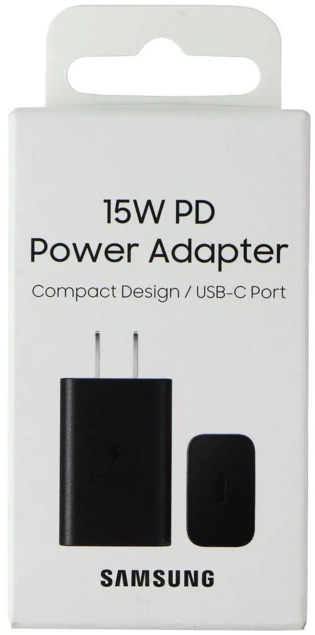 Alt view image 11 of 11 - samsung 15w wall charger type c only (cable not included), black