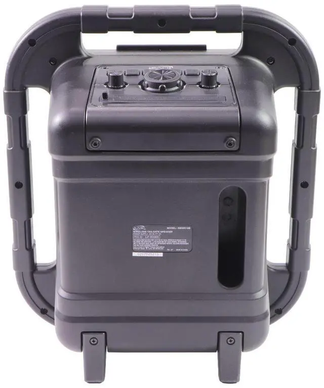 Main image of iLive (ISBW519B) Water Resistant Wireless Tailgate Speaker - Black