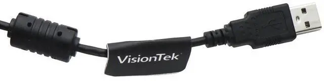 Alt view image 2 of 2 - VisionTek VTWC20 Webcam - 30 fps - USB 2.0 - 1920 x 1080 Video - CMOS Sensor - Microphone - Notebook