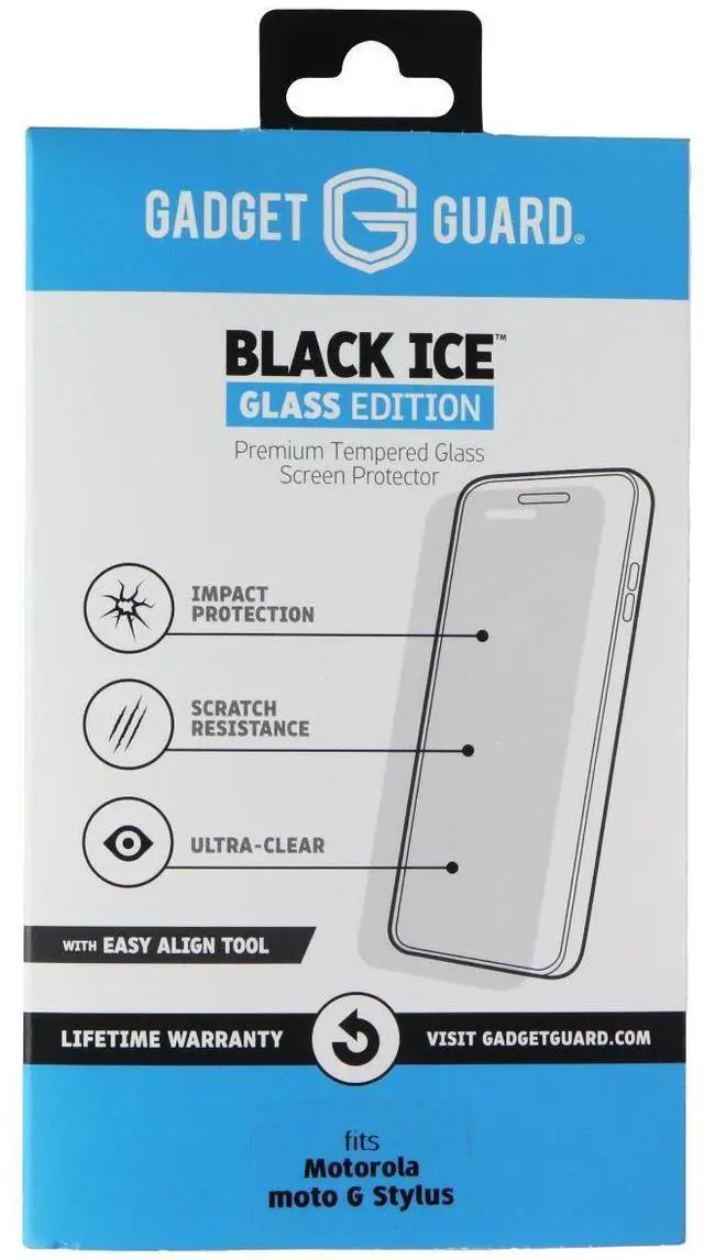 Main image of Gadget Guard Black Ice Glass Edition Screen Protector for Motorola Moto G Stylus