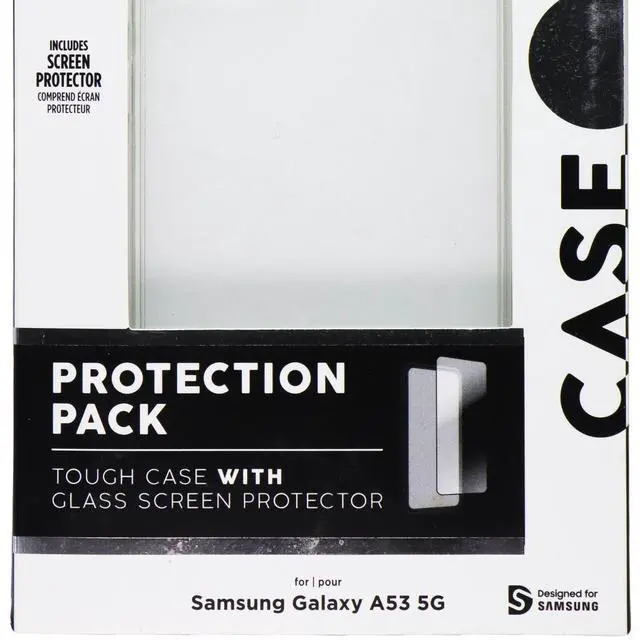 Main image of Case Mate Protection Pack for Samsung Galaxy A53 5G - Tough Case + Glass - Clear