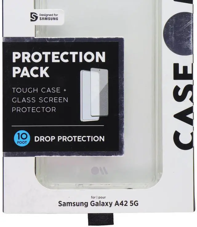 Main image of Case-Mate Protection Pack Case & Screen Protector for Galaxy A42 5G - Clear