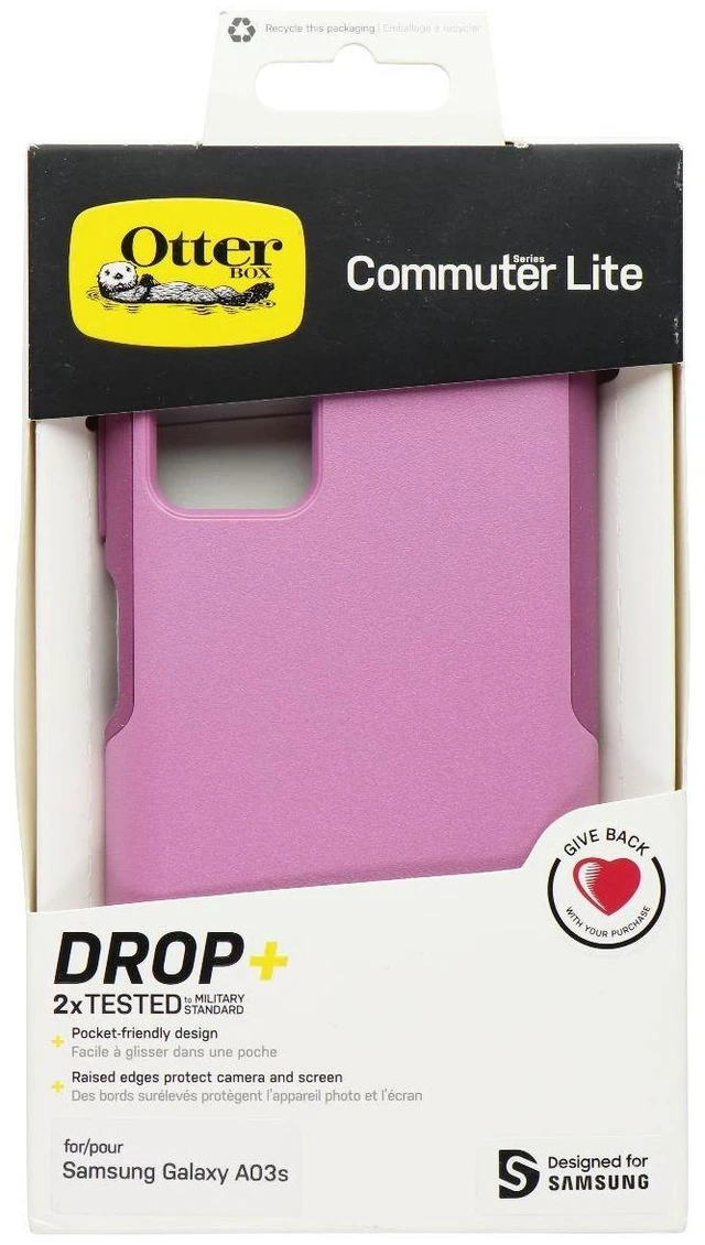 Main image of OtterBox Commuter Lite Series Case for Samsung Galaxy A03s - Maven Way (Pink)