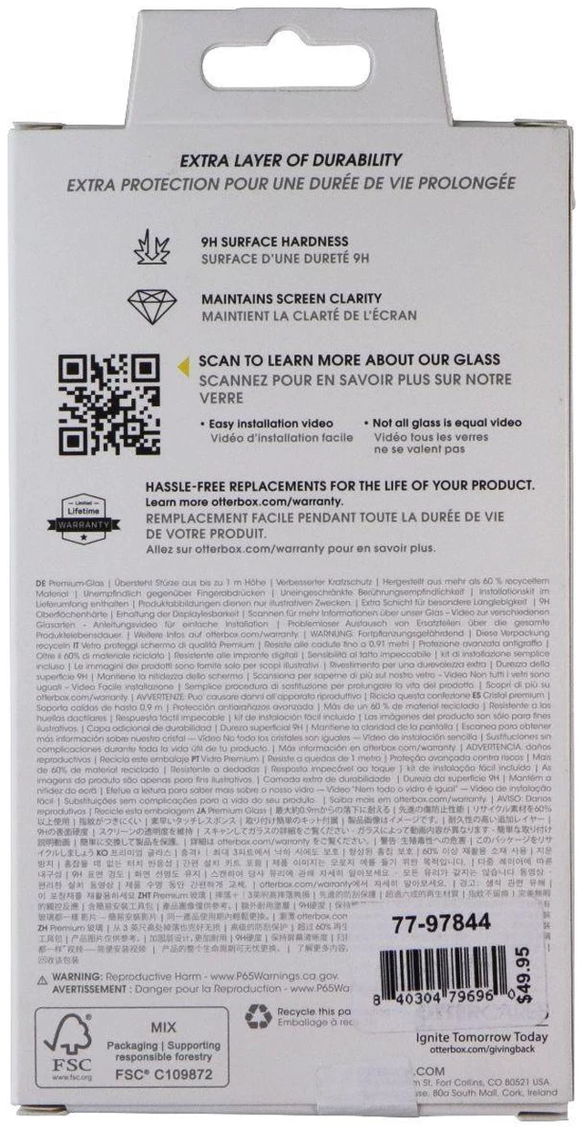 Main image of OtterBox Premium Glass Screen Protector for Samsung Galaxy S25 Ultra