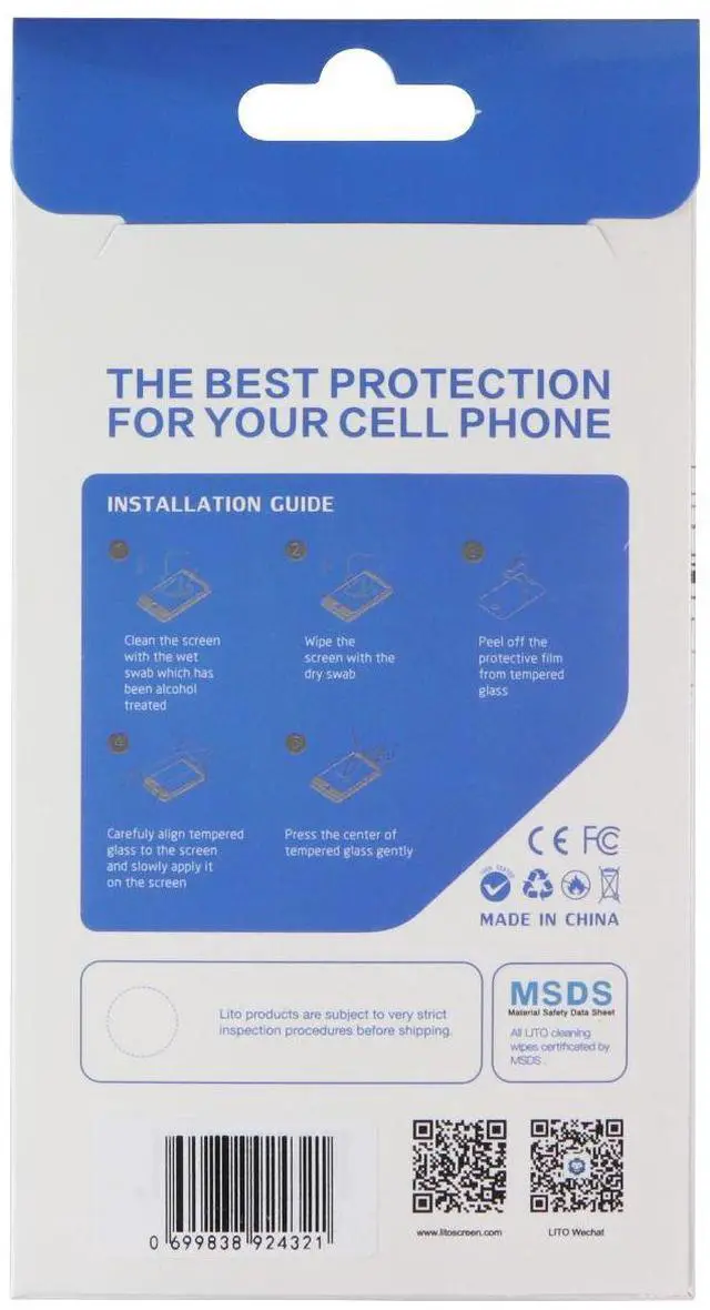 Main image of LITO 9H (.33mm) Tempered Glass Screen Protector for TCL 30+ (L-1391)