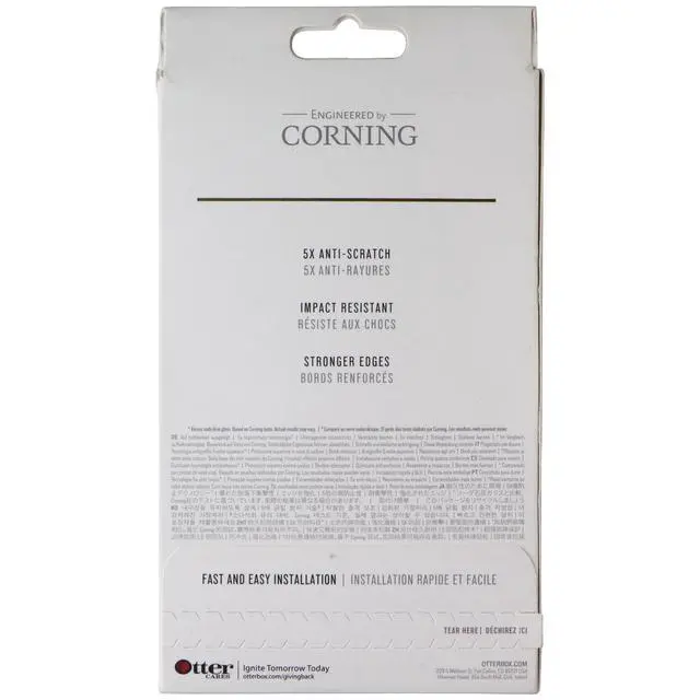 Alt view image 5 of 5 - OtterBox Amplify Glass Clear iPhone 13 mini Screen Protector 77-85915