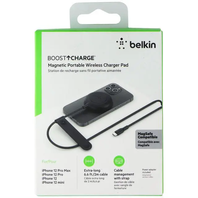 Alt view image 12 of 12 - Belkin BOOST CHARGE 7.5 Watts Magnetic Wireless Charger f