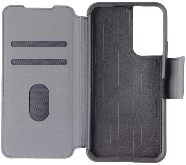 Alt view image 4 of 4 - OtterBox Strada Series Folio Case for Samsung Galaxy (S22+) - Black