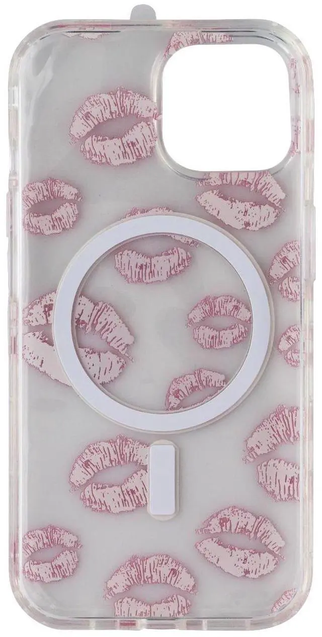 Main image of MyBat Pro Mood Series Case for MagSafe for Apple iPhone 15 - Kisses/Clear
