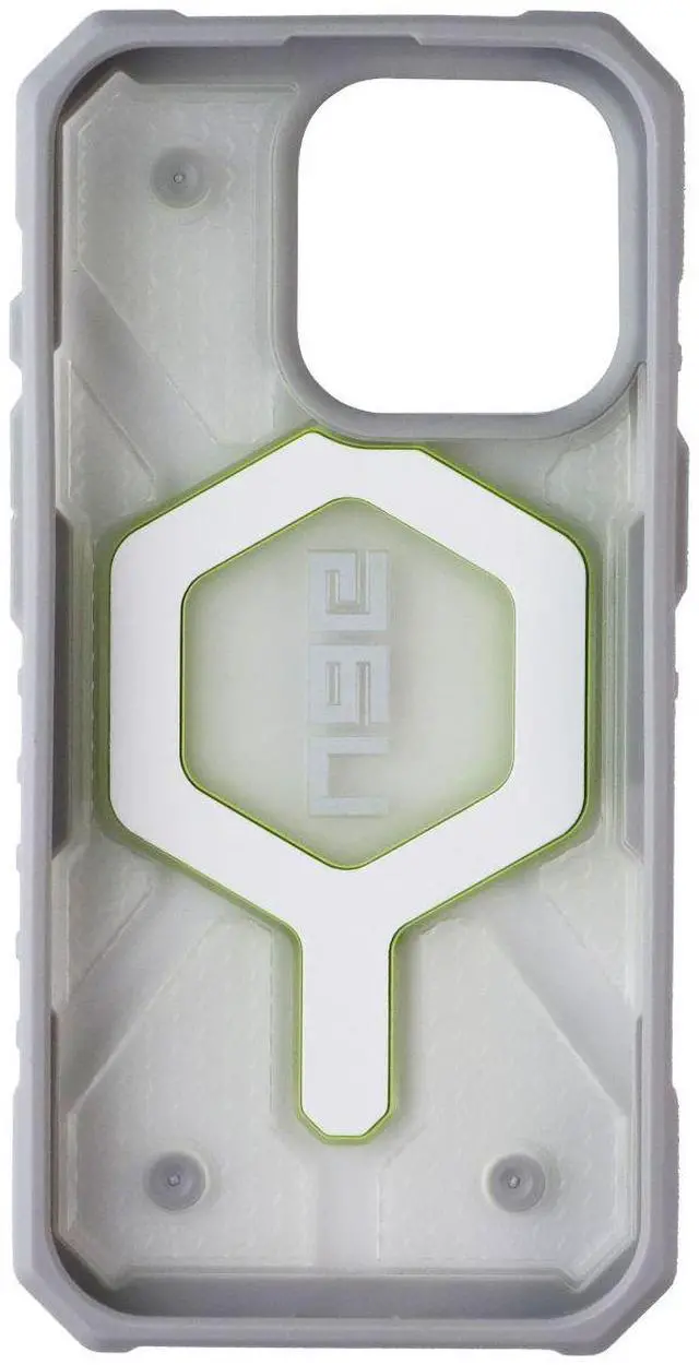 Main image of UAG Pathfinder Series Case for MagSafe for iPhone 16 Pro - Clear Active Neon