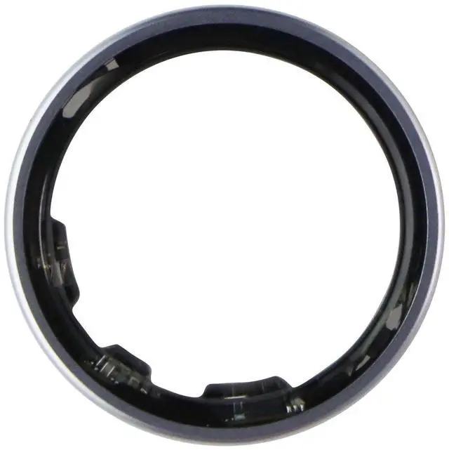 Alt view image 4 of 7 - Samsung Galaxy AI Smart Ring Bluetooth Fitness Tracker - Size 11/Titanium Silver