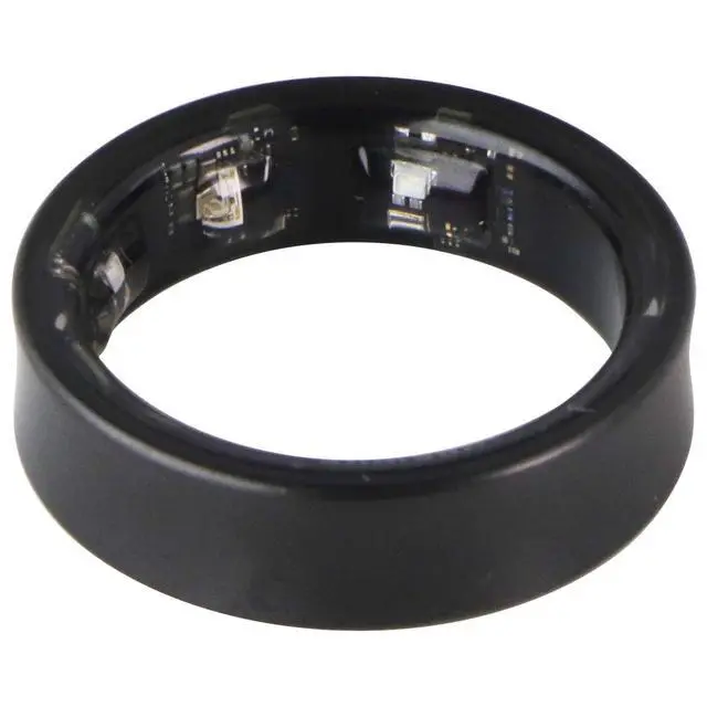 Alt view image 4 of 7 - Samsung Galaxy AI Smart Ring Bluetooth Fitness Tracker - Size 11/Titanium Black