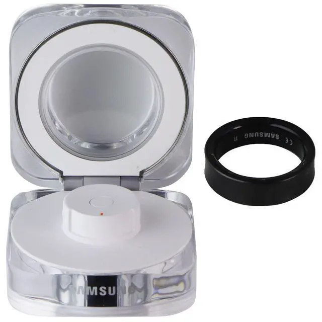 Alt view image 3 of 7 - Samsung Galaxy AI Smart Ring Bluetooth Fitness Tracker - Size 11/Titanium Black