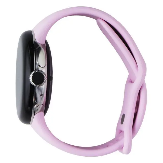 Alt view image 4 of 4 - Google Pixel Watch 3 (41mm) LTE + WiFi (GBDU9) - Silver / Rose Quartz Sport Band