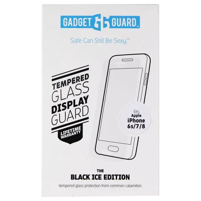 Alt view image 7 of 9 - Gadget Guard Ice Tempered Glass Screen Protector for iPhone 6/6S/7, Clear
