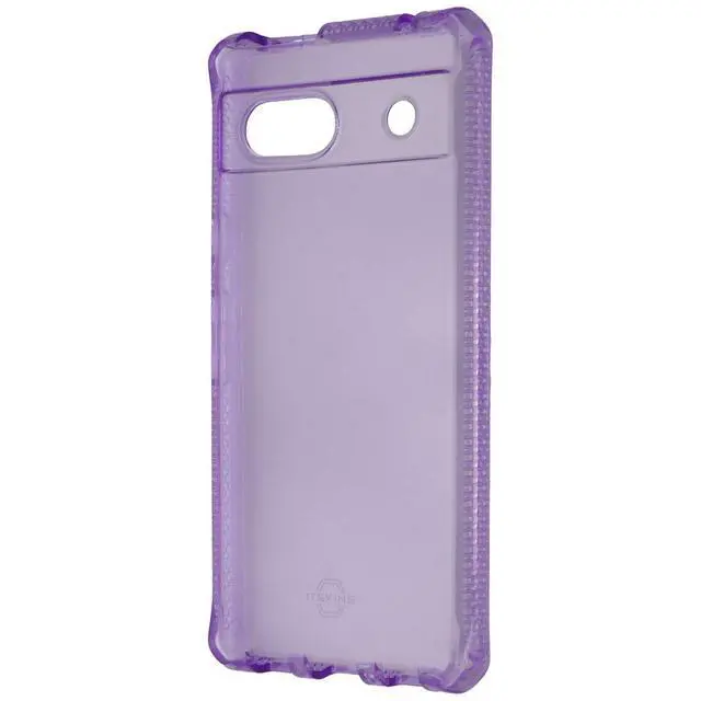 Alt view image 2 of 3 - ITSKINS Spectrum_R Clear Protective Case for Google Pixel 7a - Light Purple