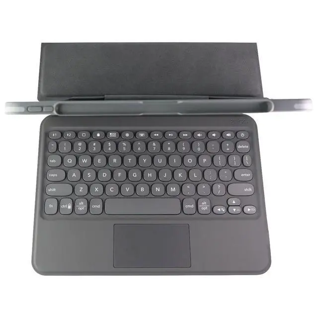 Alt view image 5 of 5 - ZAGG Pro Keys Wireless Keyboard for iPad Air 4th / iPad Pro 11 (4th/3rd) - Gray