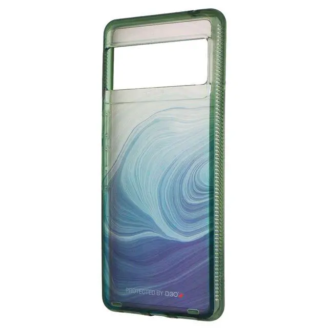 Alt view image 2 of 3 - ZAGG Gear4 Milan Series Case for Google Pixel 7 Pro - Green Swirl